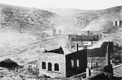 Central City after fire of 1874