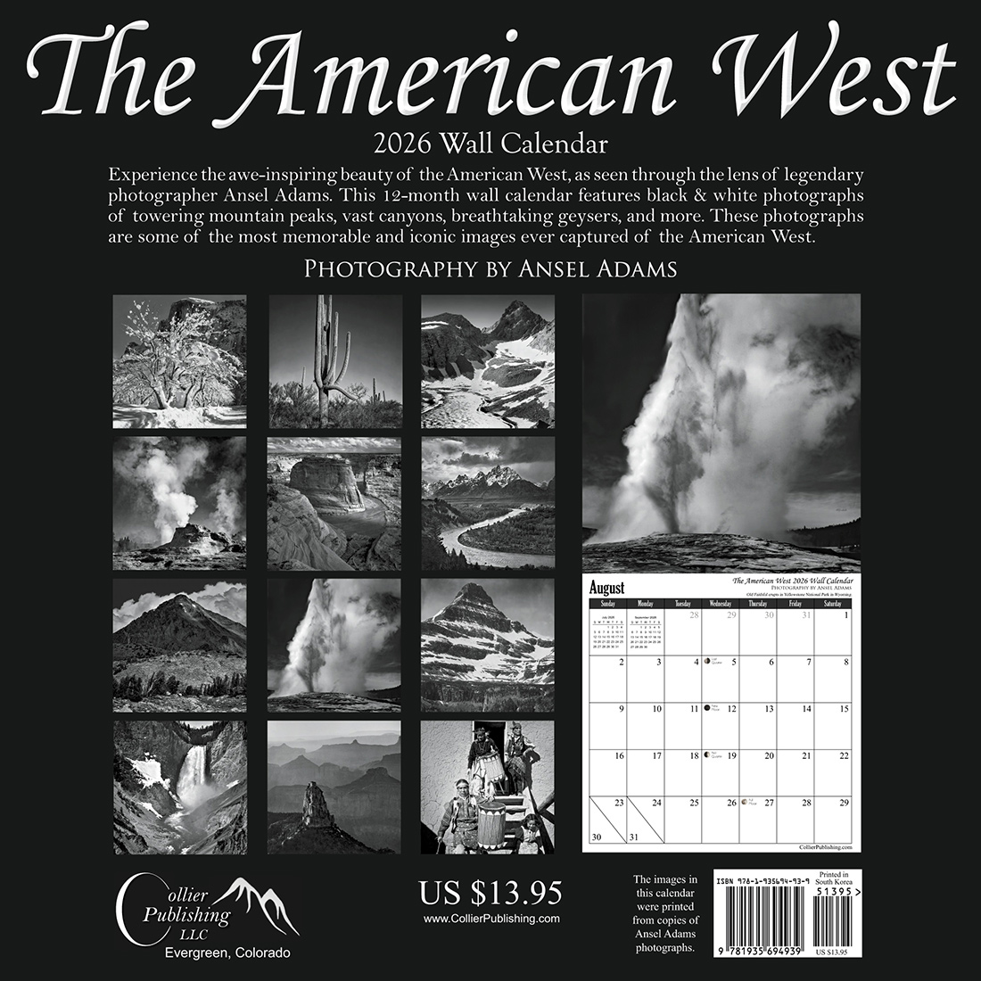 American West 2026 Calendar