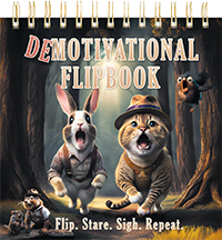 Funny, Humorous Demotivational Flipbook