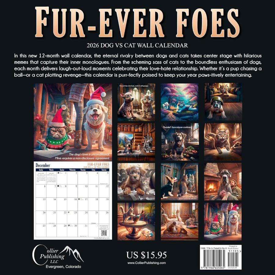 humorous dog and cat meme calendar Calendar