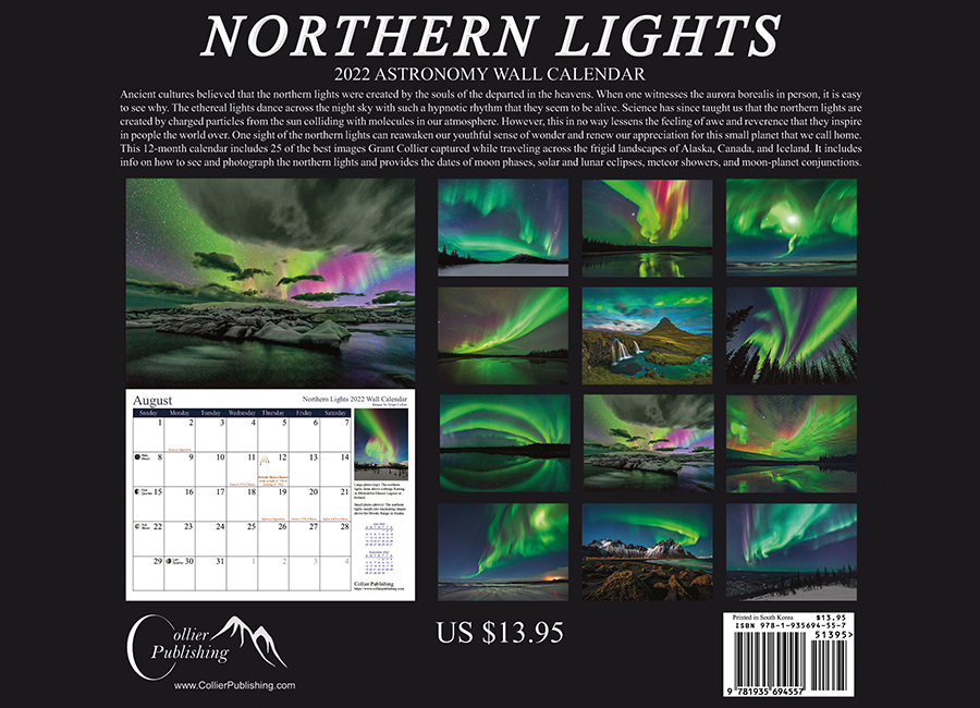 Aurora Borealis Wall Calendar