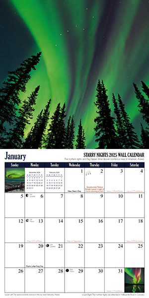 Starry Nights 2024 Wall Calendar