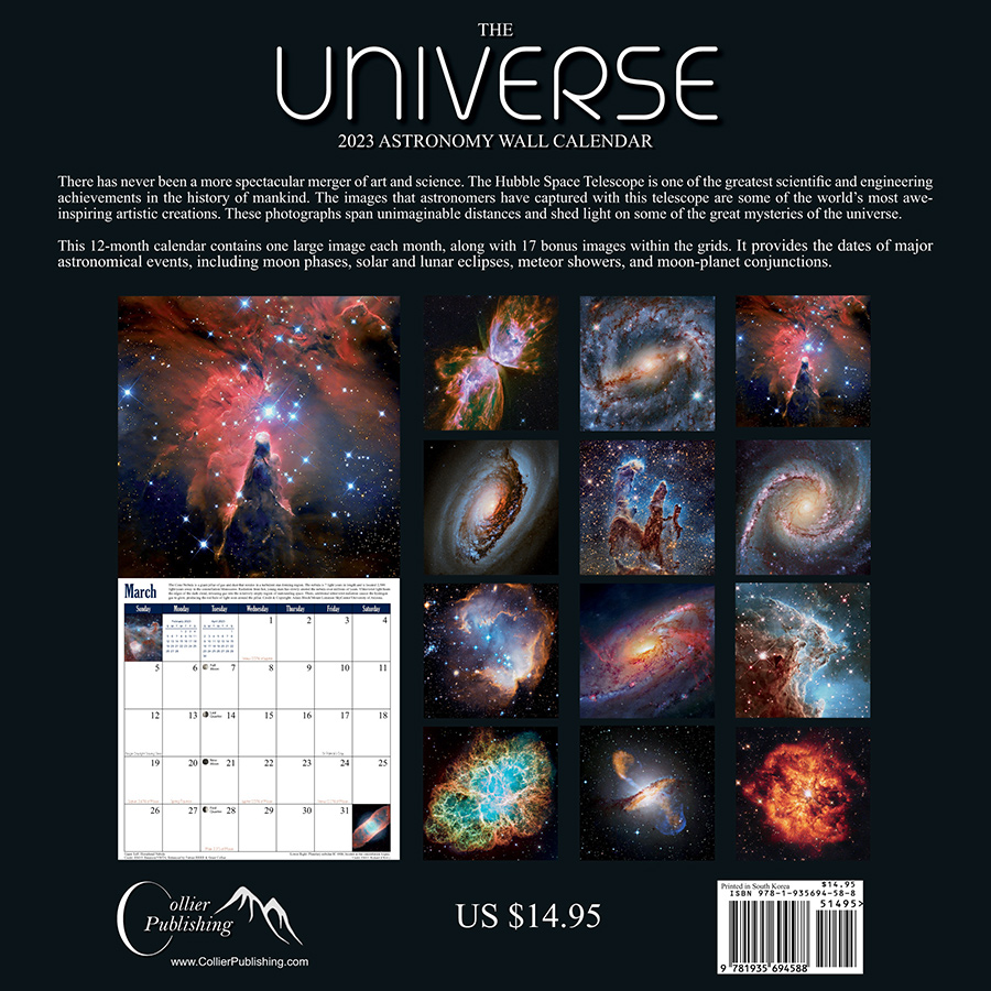 Universe 2023 Astronomy Wall Calendar