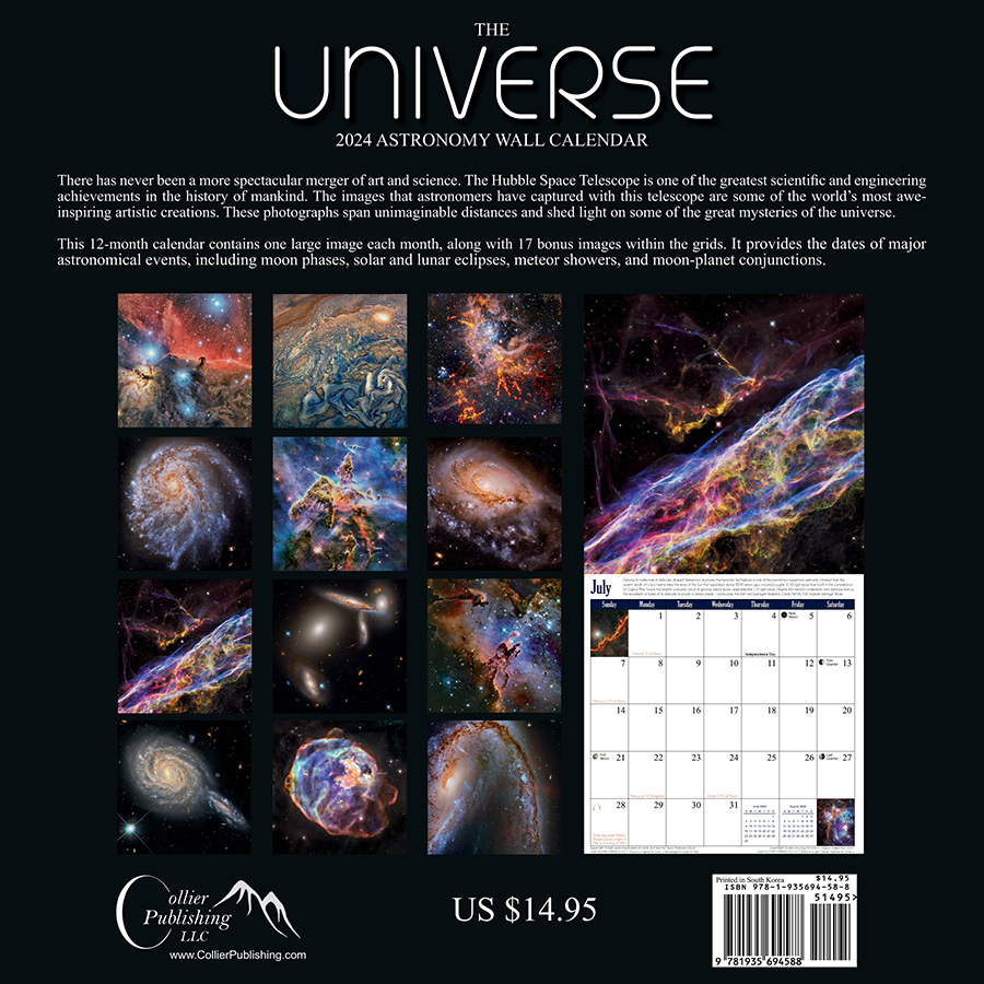 Colorado Calendar, Back Cover